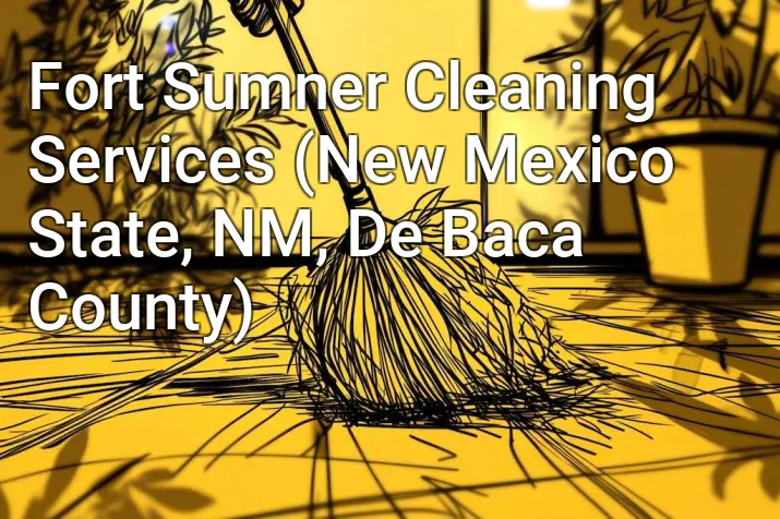 Fort Sumner Cleaning Services (New Mexico State, NM, De Baca County)