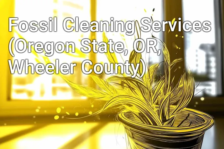 Fossil Cleaning Services (Oregon State, OR, Wheeler County)