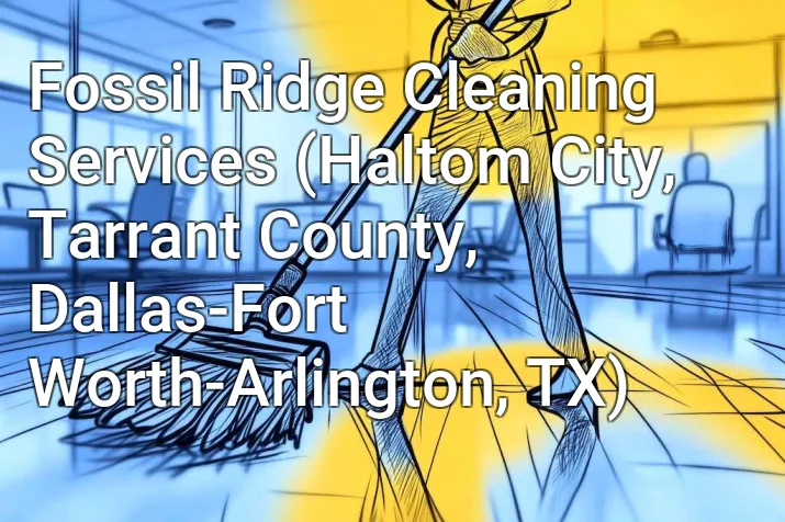Fossil Ridge Cleaning Services (Haltom City, Tarrant County, Dallas-Fort Worth-Arlington, TX)
