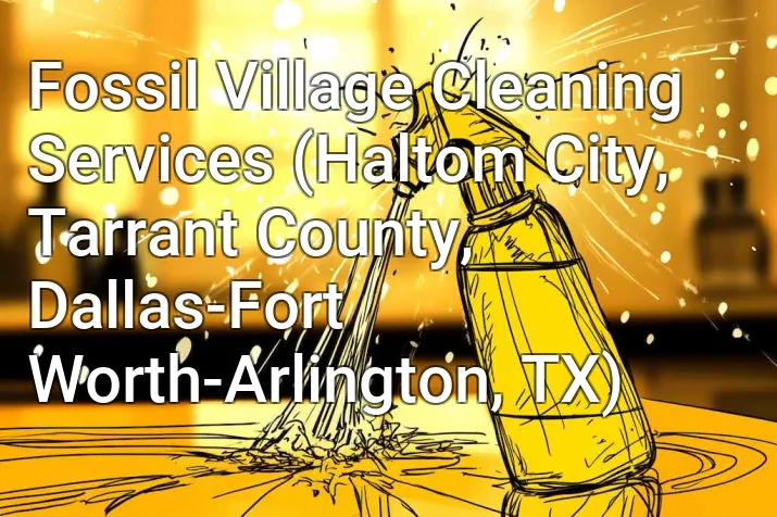 Fossil Village Cleaning Services (Haltom City, Tarrant County, Dallas-Fort Worth-Arlington, TX)