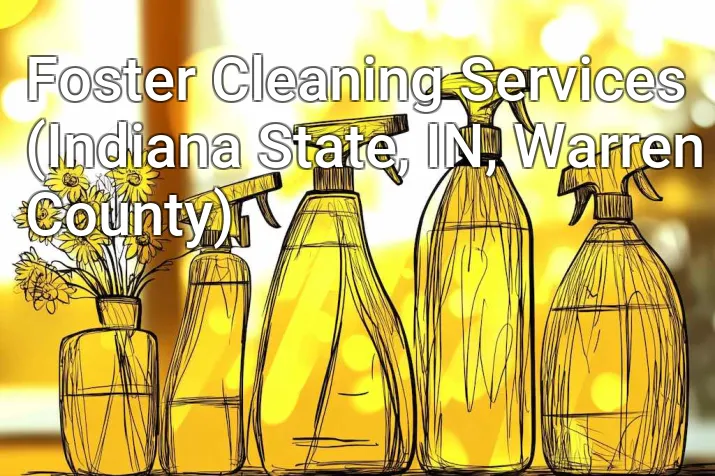 Foster Cleaning Services (Indiana State, IN, Warren County)