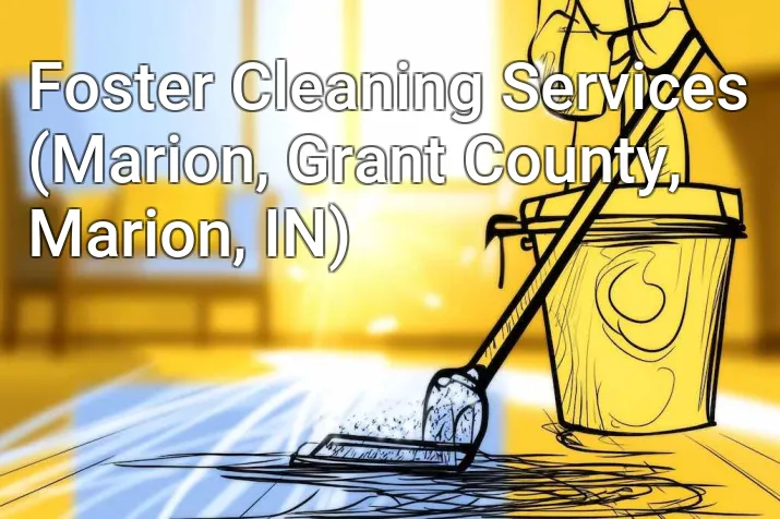 Foster Cleaning Services (Marion, Grant County, Marion, IN)