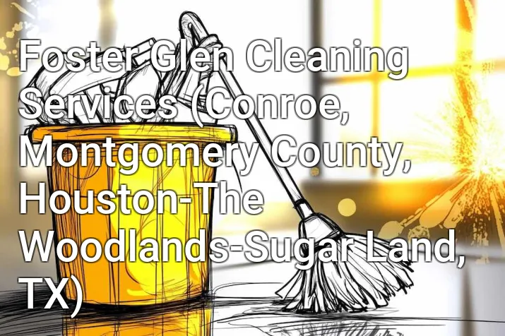 Foster Glen Cleaning Services (Conroe, Montgomery County, Houston-The Woodlands-Sugar Land, TX)