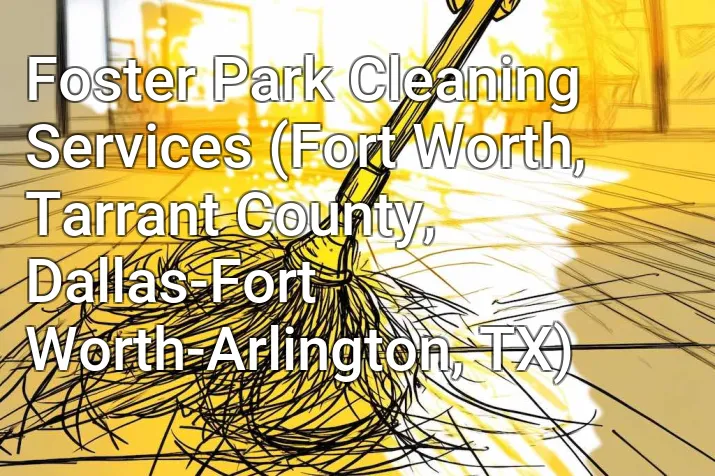 Foster Park Cleaning Services (Fort Worth, Tarrant County, Dallas-Fort Worth-Arlington, TX)