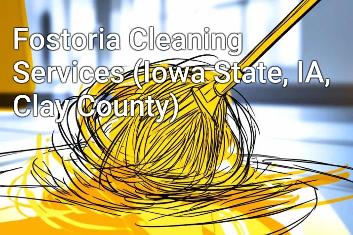 Fostoria Cleaning Services (Iowa State, IA, Clay County)