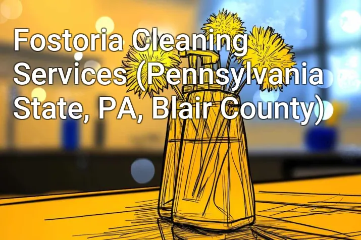 Fostoria Cleaning Services (Pennsylvania State, PA, Blair County)