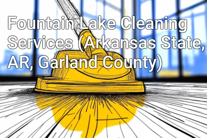 Fountain Lake Cleaning Services (Arkansas State, AR, Garland County)