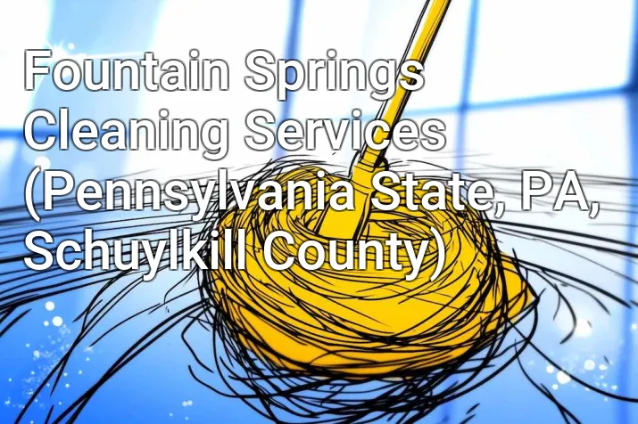 Fountain Springs Cleaning Services (Pennsylvania State, PA, Schuylkill County)