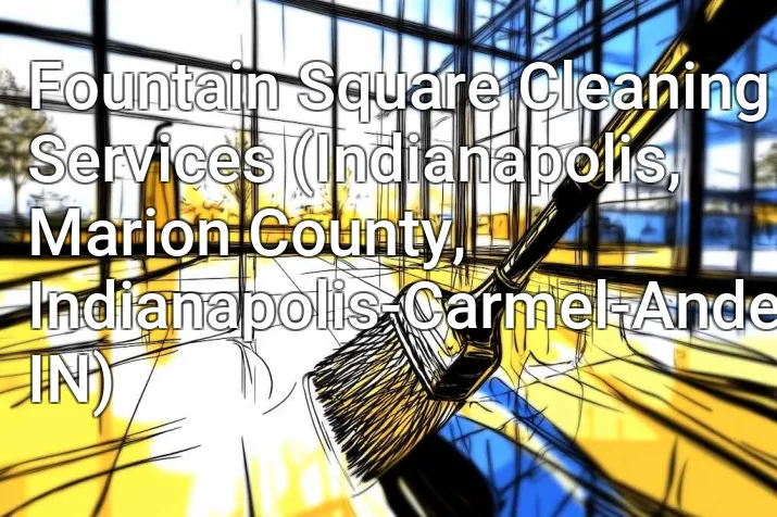 Fountain Square Cleaning Services (Indianapolis, Marion County, Indianapolis-Carmel-Anderson, IN)