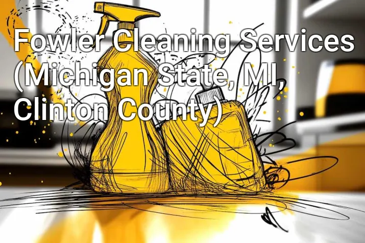 Fowler Cleaning Services (Michigan State, MI, Clinton County)