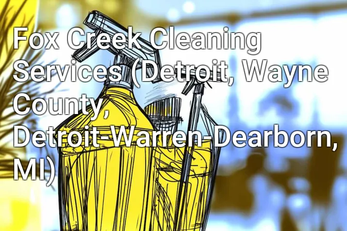 Fox Creek Cleaning Services (Detroit, Wayne County, Detroit-Warren-Dearborn, MI)