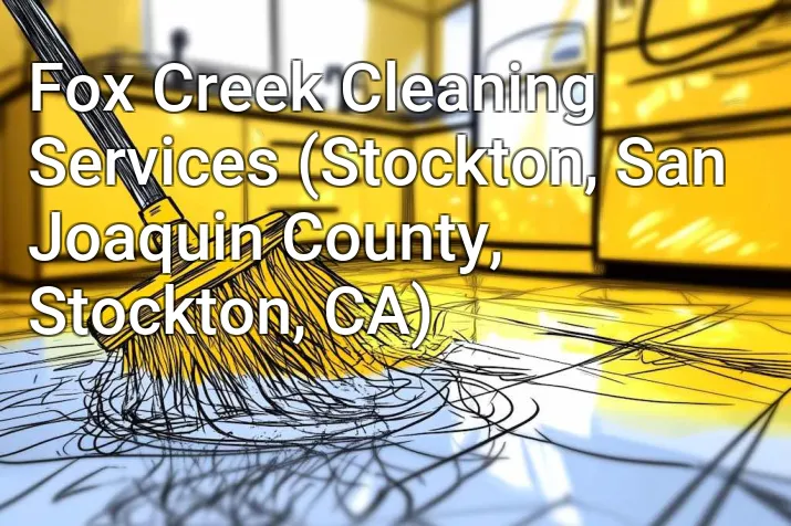 Fox Creek Cleaning Services (Stockton, San Joaquin County, Stockton, CA)