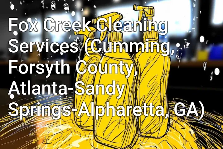 Fox Creek Cleaning Services (Cumming, Forsyth County, Atlanta-Sandy Springs-Alpharetta, GA)