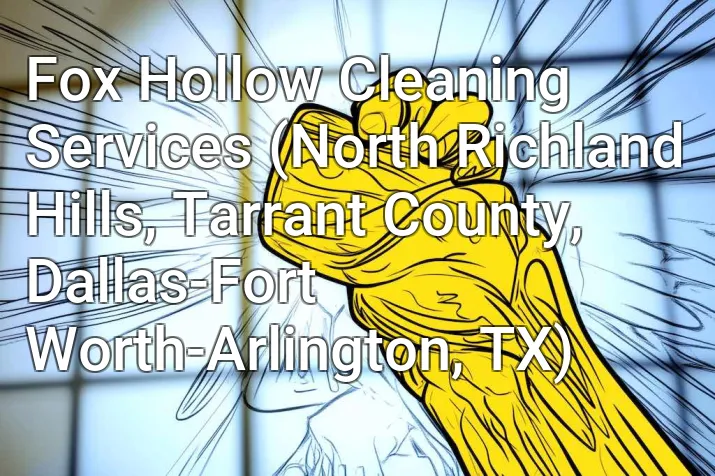 Fox Hollow Cleaning Services (North Richland Hills, Tarrant County, Dallas-Fort Worth-Arlington, TX)