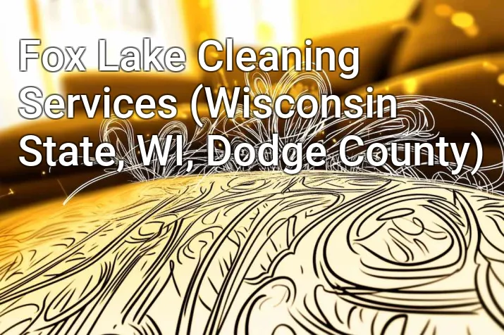 Fox Lake Cleaning Services (Wisconsin State, WI, Dodge County)