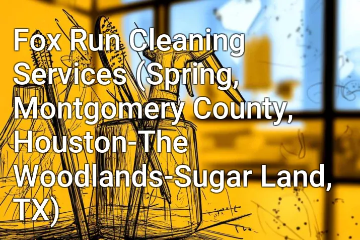 Fox Run Cleaning Services (Spring, Montgomery County, Houston-The Woodlands-Sugar Land, TX)