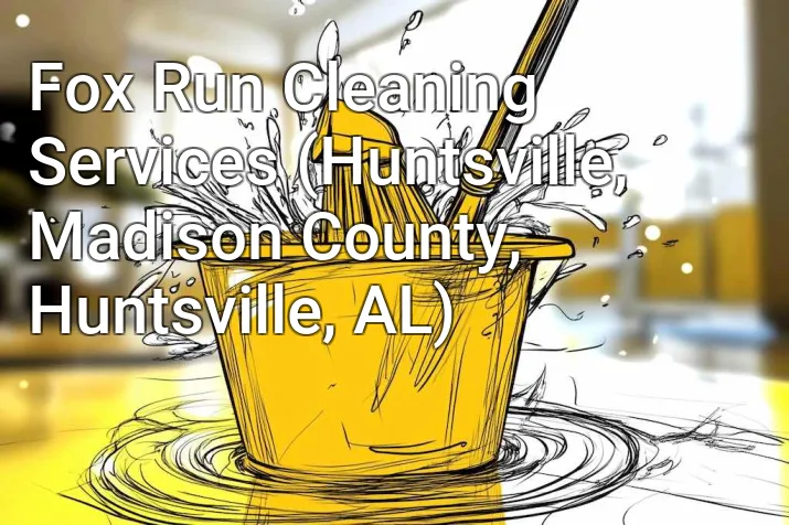 Fox Run Cleaning Services (Huntsville, Madison County, Huntsville, AL)
