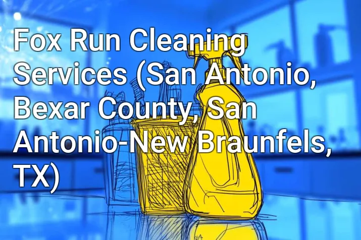 Fox Run Cleaning Services (San Antonio, Bexar County, San Antonio-New Braunfels, TX)