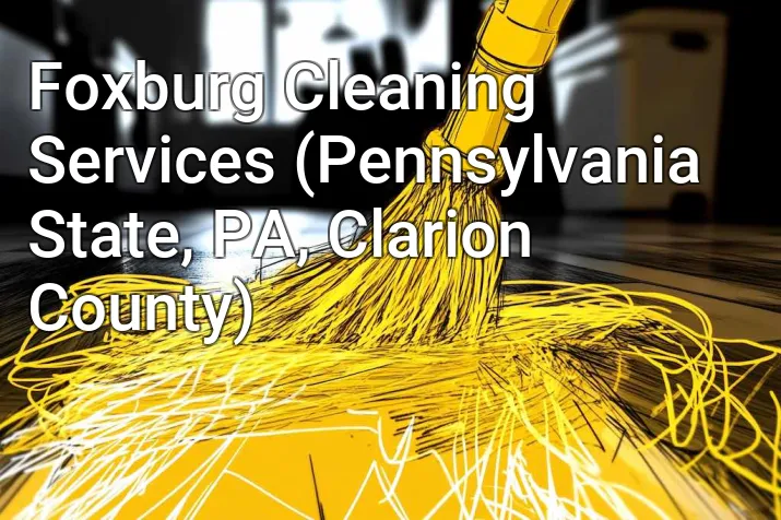Foxburg Cleaning Services (Pennsylvania State, PA, Clarion County)