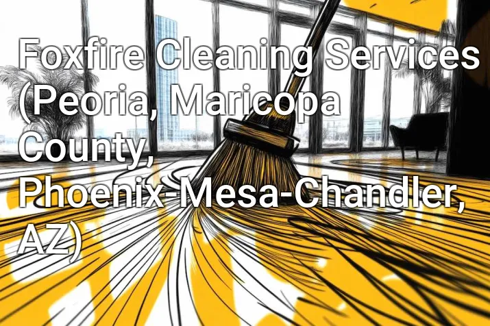 Foxfire Cleaning Services (Peoria, Maricopa County, Phoenix-Mesa-Chandler, AZ)