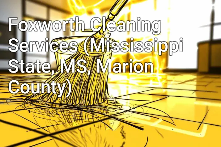 Foxworth Cleaning Services (Mississippi State, MS, Marion County)