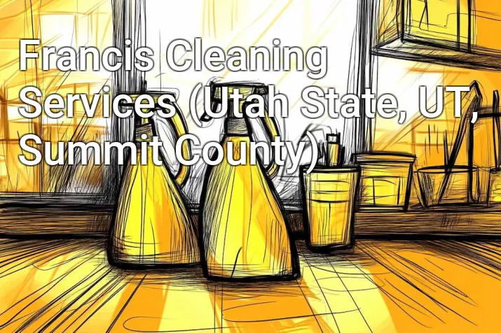 Francis Cleaning Services (Utah State, UT, Summit County)