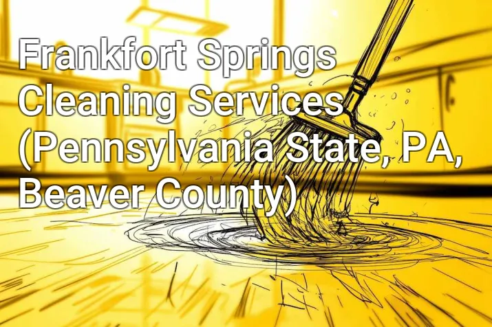 Frankfort Springs Cleaning Services (Pennsylvania State, PA, Beaver County)