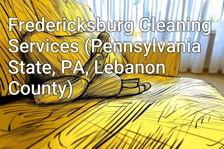 Fredericksburg Cleaning Services (Pennsylvania State, PA, Lebanon County)