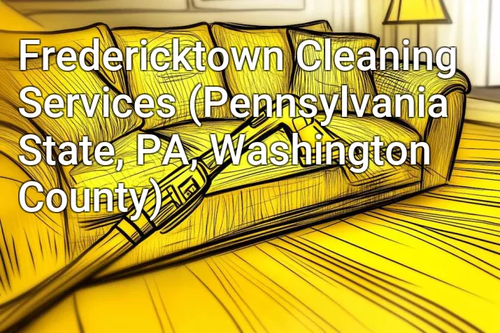 Fredericktown Cleaning Services (Pennsylvania State, PA, Washington County)