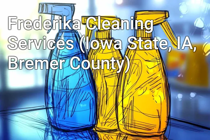 Frederika Cleaning Services (Iowa State, IA, Bremer County)