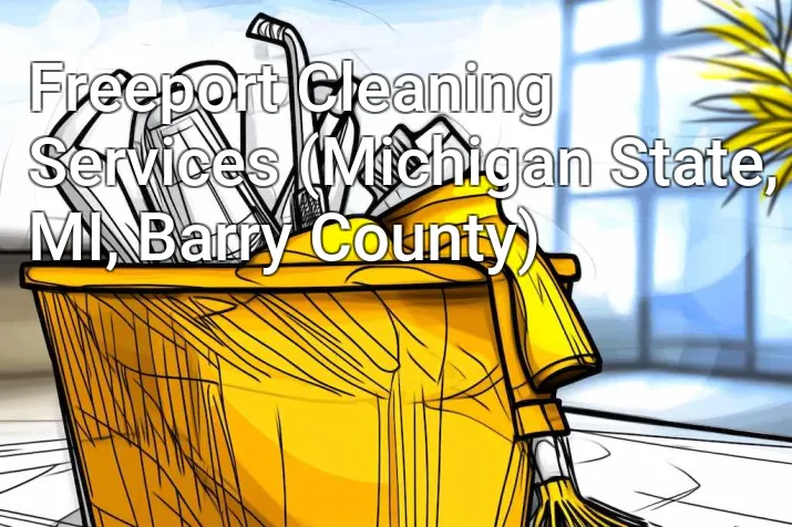 Freeport Cleaning Services (Michigan State, MI, Barry County)