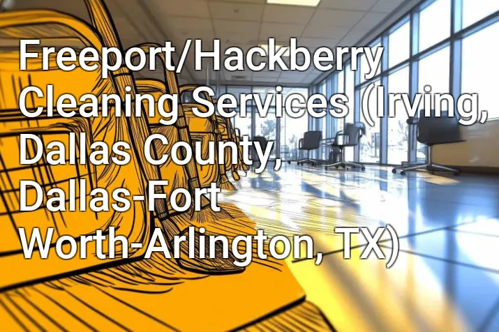 Freeport/Hackberry Cleaning Services (Irving, Dallas County, Dallas-Fort Worth-Arlington, TX)