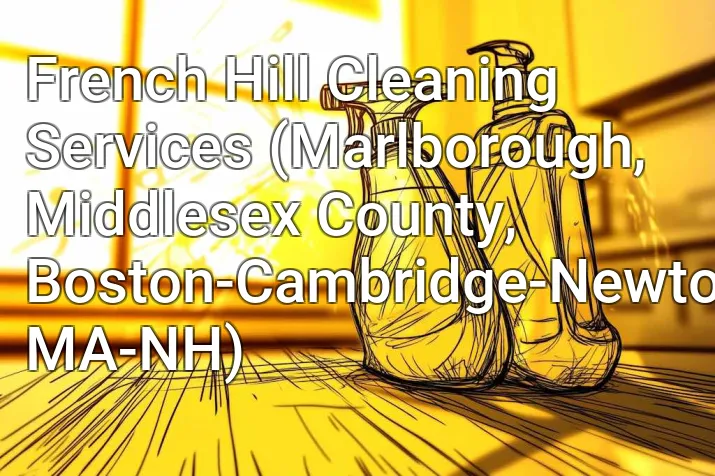 French Hill Cleaning Services (Marlborough, Middlesex County, Boston-Cambridge-Newton, MA-NH)