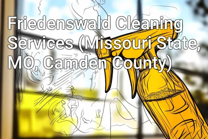 Friedenswald Cleaning Services (Missouri State, MO, Camden County)