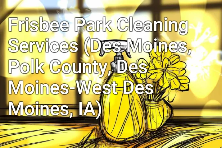 Frisbee Park Cleaning Services (Des Moines, Polk County, Des Moines-West Des Moines, IA)