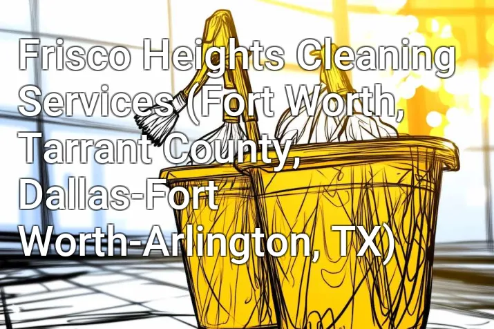 Frisco Heights Cleaning Services (Fort Worth, Tarrant County, Dallas-Fort Worth-Arlington, TX)