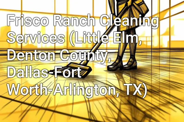 Frisco Ranch Cleaning Services (Little Elm, Denton County, Dallas-Fort Worth-Arlington, TX)