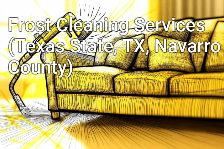 Frost Cleaning Services (Texas State, TX, Navarro County)