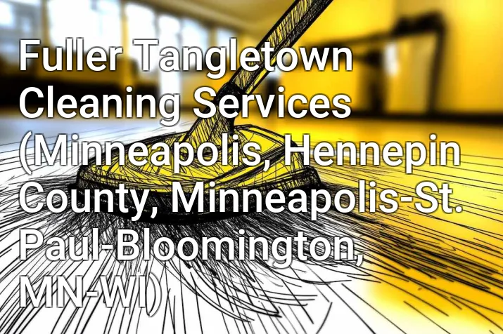 Fuller Tangletown Cleaning Services (Minneapolis, Hennepin County, Minneapolis-St. Paul-Bloomington, MN-WI)
