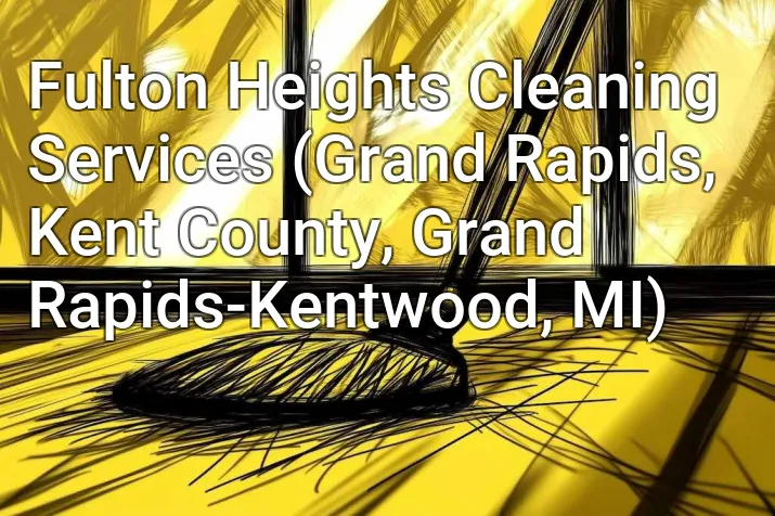 Fulton Heights Cleaning Services (Grand Rapids, Kent County, Grand Rapids-Kentwood, MI)