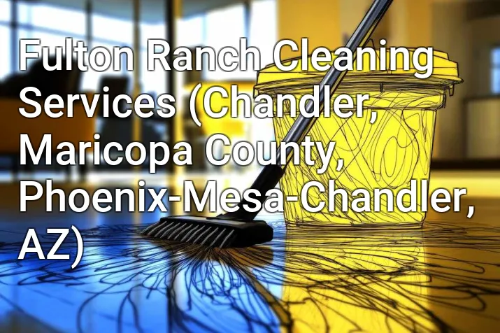 Fulton Ranch Cleaning Services (Chandler, Maricopa County, Phoenix-Mesa-Chandler, AZ)