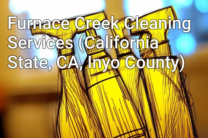 Furnace Creek Cleaning Services (California State, CA, Inyo County)