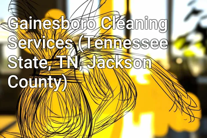 Gainesboro Cleaning Services (Tennessee State, TN, Jackson County)