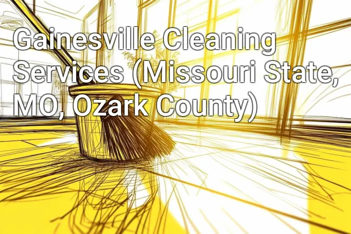 Gainesville Cleaning Services (Missouri State, MO, Ozark County)