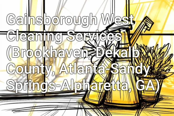 Gainsborough West Cleaning Services (Brookhaven, Dekalb County, Atlanta-Sandy Springs-Alpharetta, GA)