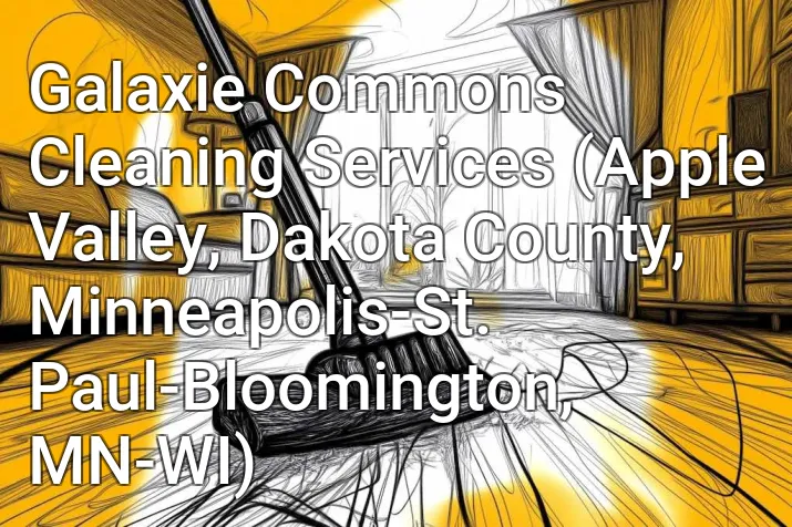 Galaxie Commons Cleaning Services (Apple Valley, Dakota County, Minneapolis-St. Paul-Bloomington, MN-WI)