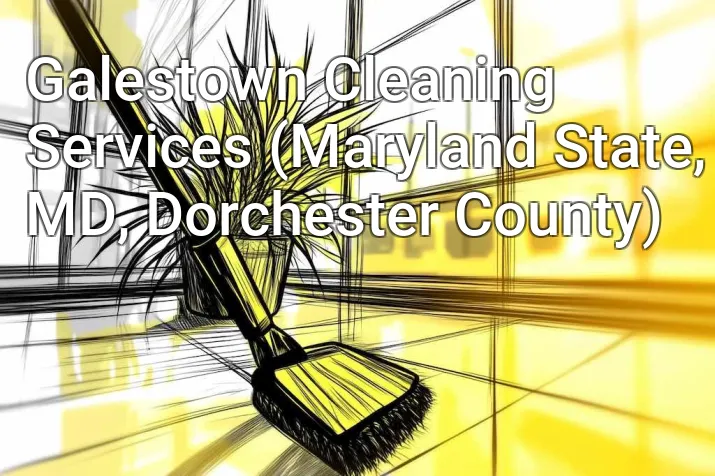 Galestown Cleaning Services (Maryland State, MD, Dorchester County)