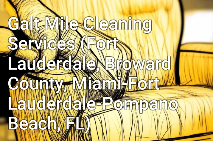 Galt Mile Cleaning Services (Fort Lauderdale, Broward County, Miami-Fort Lauderdale-Pompano Beach, FL)