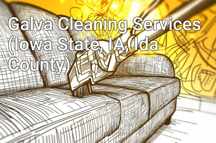 Galva Cleaning Services (Iowa State, IA, Ida County)