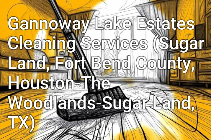 Gannoway Lake Estates Cleaning Services (Sugar Land, Fort Bend County, Houston-The Woodlands-Sugar Land, TX)